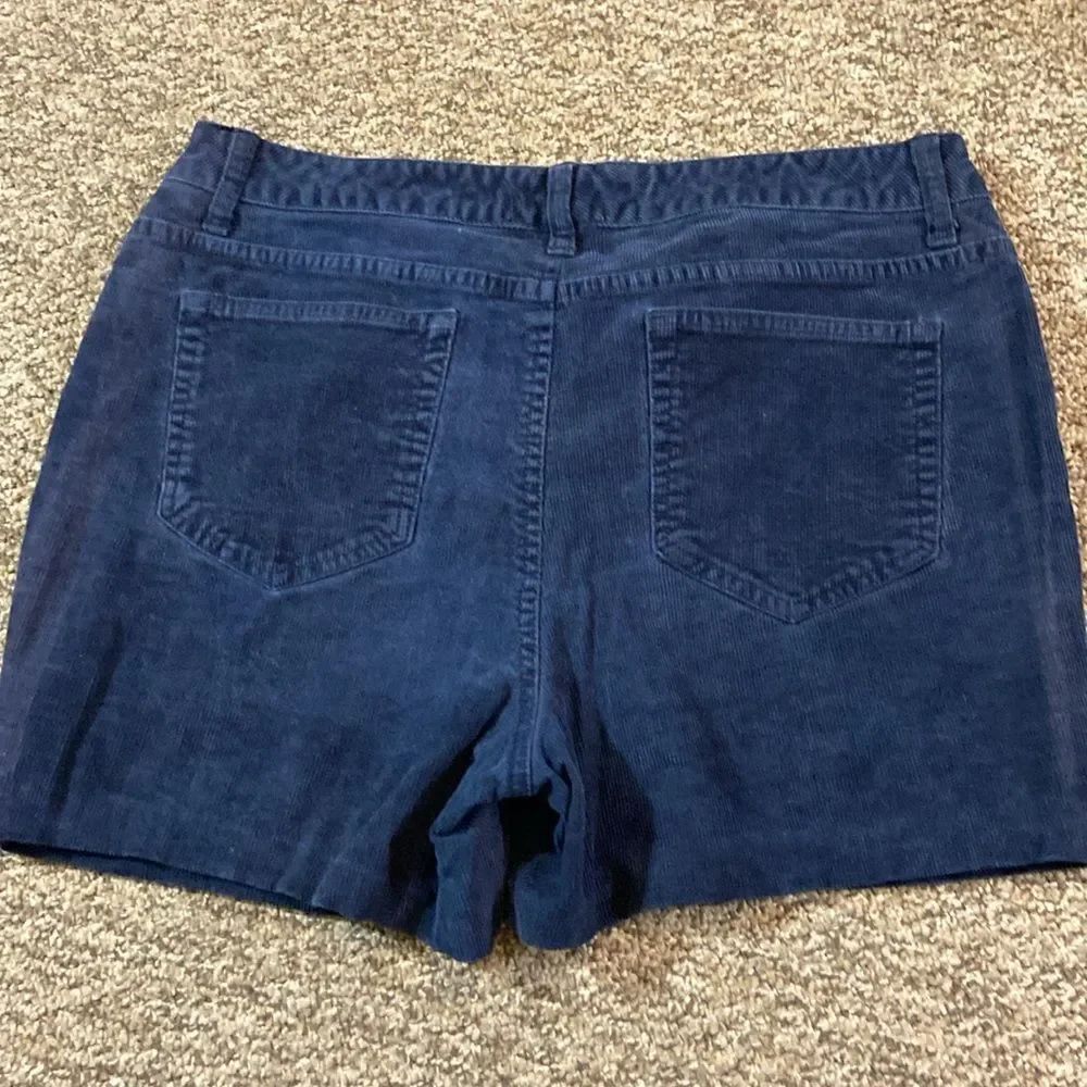 VNT, ST.John’s Bay Women's Dark Blue Corduroy Jean Shorts Size 10